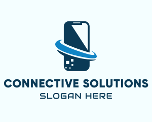Communication - Mobile Phone Communication logo design