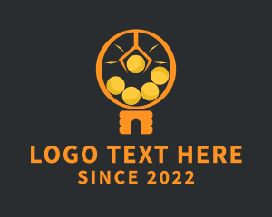 Theme Park - Arcade Claw Machine logo design