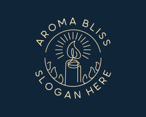 Aroma Candle Boutique logo design