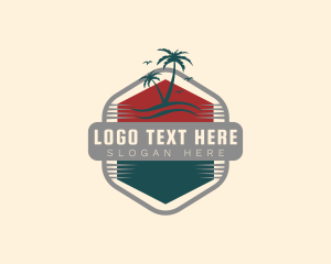 Palm Tree Island Logo