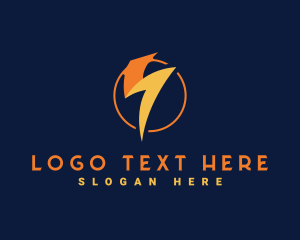 Startup - Lightning Bolt Energy logo design
