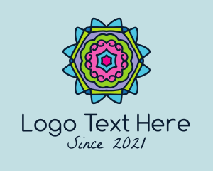 Mosaic - Colorful Kaleidoscope Decoration logo design