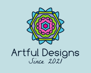 Colorful Kaleidoscope Decoration logo design