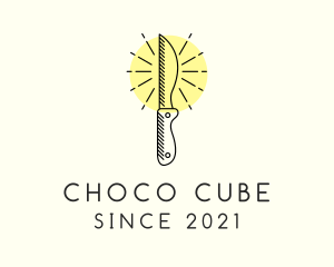 Knife - Chef Kitchen Knife logo design