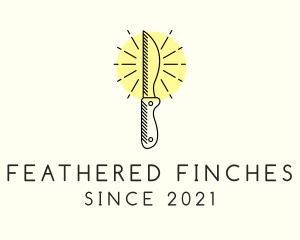 Chef Kitchen Knife logo design