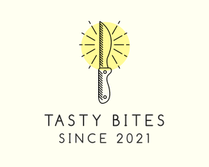 Eatery - Chef Kitchen Knife logo design