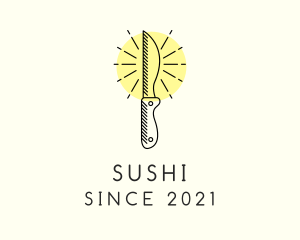 Chef Kitchen Knife logo design