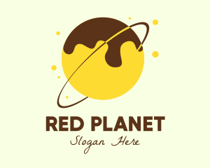 Takoyaki Donut Planet logo design