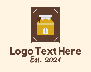 Tea - Teabag Fermentation Jar logo design