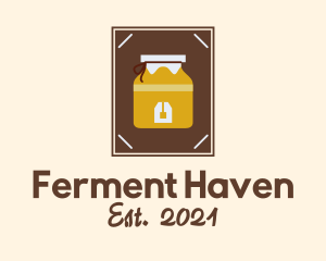 Fermentation - Teabag Fermentation Jar logo design