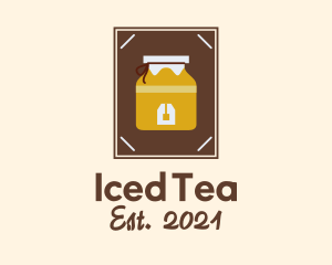 Teabag Fermentation Jar logo design