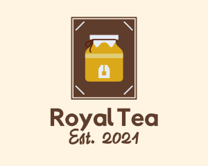 Teabag Fermentation Jar logo design