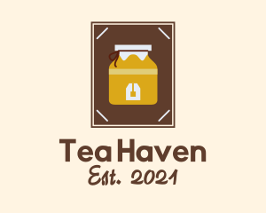 Teabag Fermentation Jar logo design