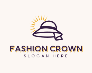 Sun Hat Fashion Boutique logo design