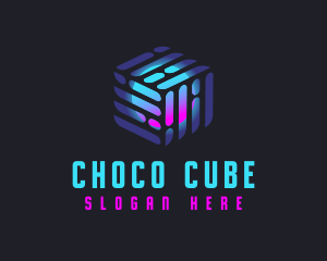 Cube Tech Sphere logo design