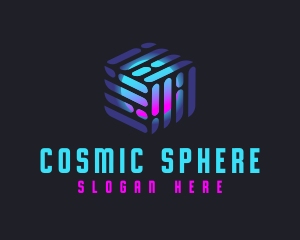 Sphere - Cube Tech Sphere logo design