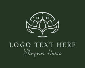 Lotus - Modern Wellness Nature logo design