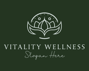 Modern Wellness Nature logo design