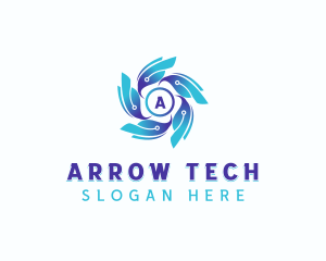 Cyber Technology Software logo design