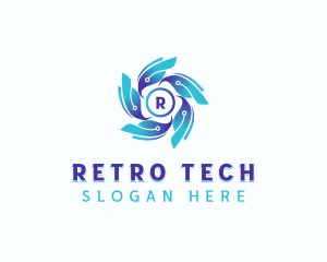 Cyber Technology Software logo design