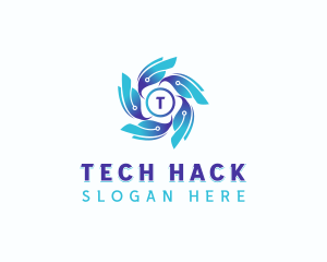 Cyber Technology Software logo design