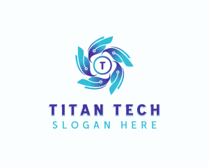 Cyber Technology Software logo design