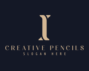 Elegant Modern Agency Letter I logo design