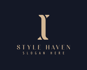 Writer - Elegant Modern Agency Letter I logo design