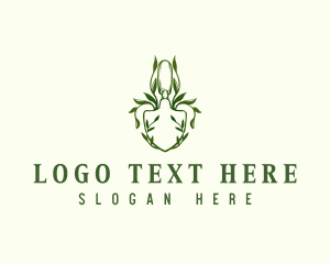 Garden Shovel Trowel Logo