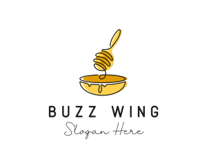 Honey Dipper Bowl Kitchen logo design