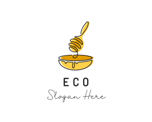 Honey Dipper Bowl Kitchen logo design
