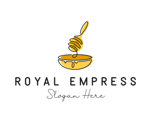 Honey Dipper Bowl Kitchen logo design