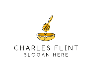 Honey Dipper Bowl Kitchen logo design