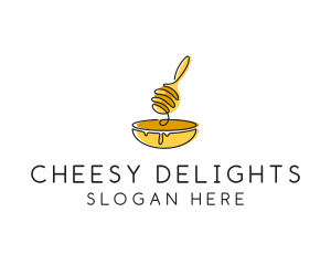 Honey Dipper Bowl Kitchen logo design