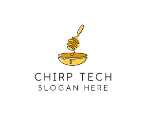 Honey Dipper Bowl Kitchen logo design