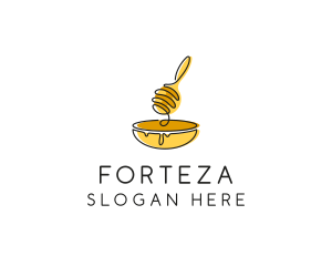 Honey Dipper Bowl Kitchen logo design