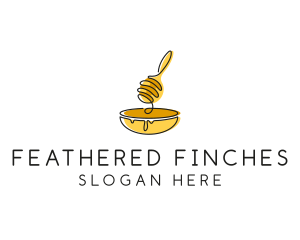 Honey Dipper Bowl Kitchen logo design