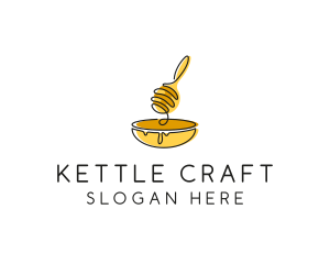 Honey Dipper Bowl Kitchen logo design