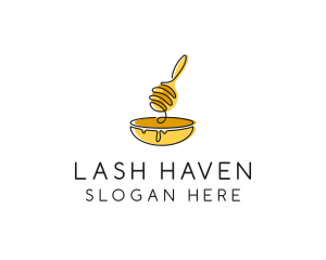 Honey Dipper Bowl Kitchen logo design