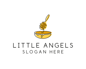 Honey Dipper Bowl Kitchen logo design