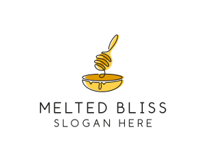 Honey Dipper Bowl Kitchen logo design