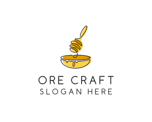 Honey Dipper Bowl Kitchen logo design