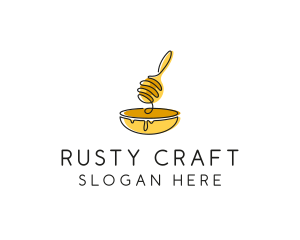 Honey Dipper Bowl Kitchen logo design