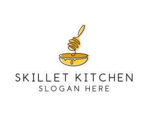 Honey Dipper Bowl Kitchen logo design