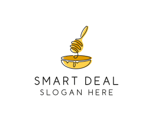 Honey Dipper Bowl Kitchen logo design