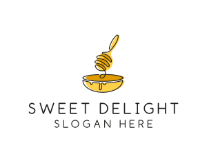 Honey Dipper Bowl Kitchen logo design