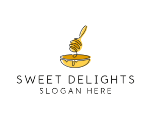 Honey Dipper Bowl Kitchen logo design