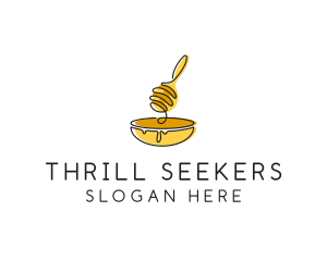 Honey Dipper Bowl Kitchen logo design