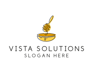 Honey Dipper Bowl Kitchen logo design