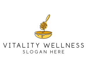 Honey Dipper Bowl Kitchen logo design